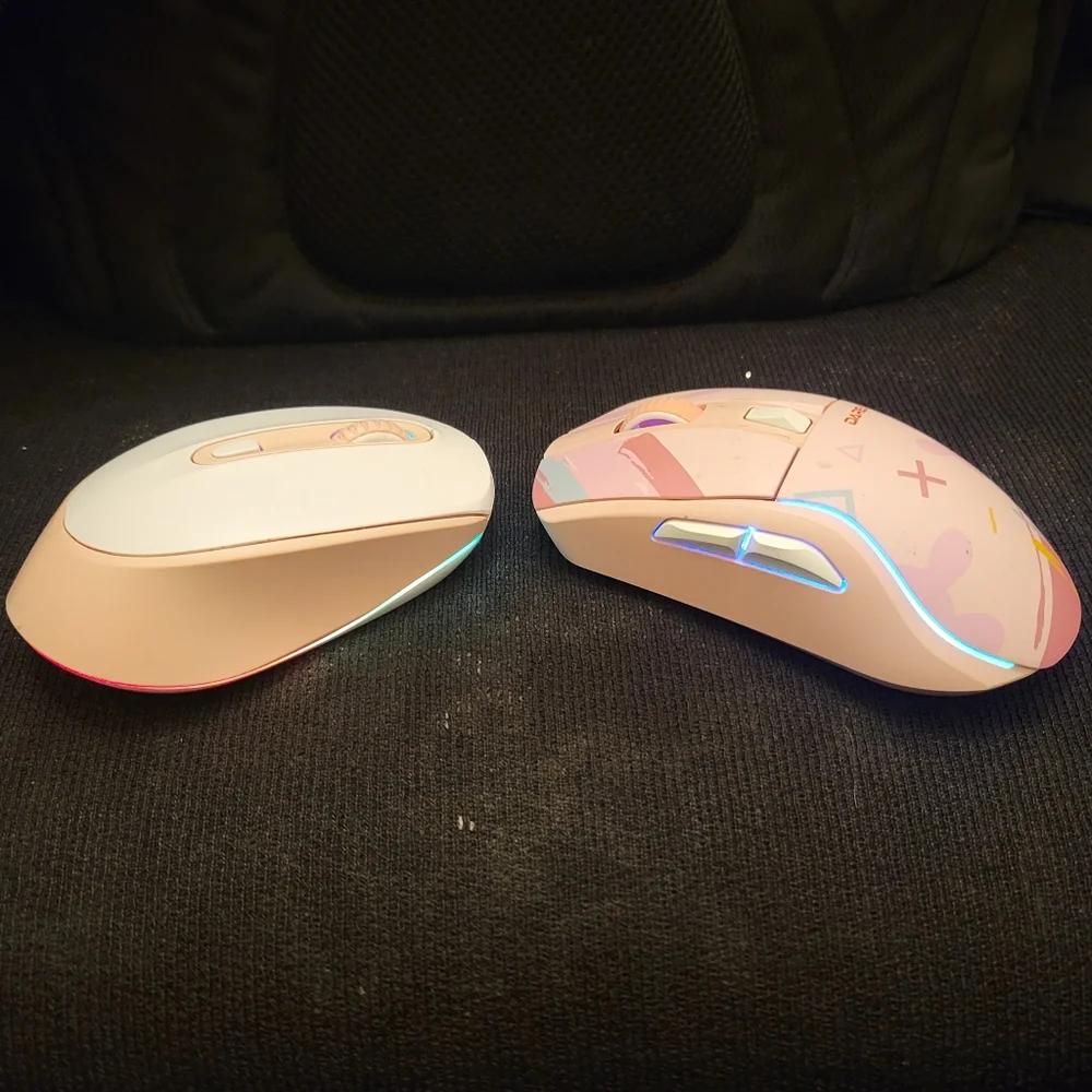 DAREU A950 Chewy Gaming Mouse & SEENDA IWG-FGM Mouse (RECHARGEABLE & WIRELESS)